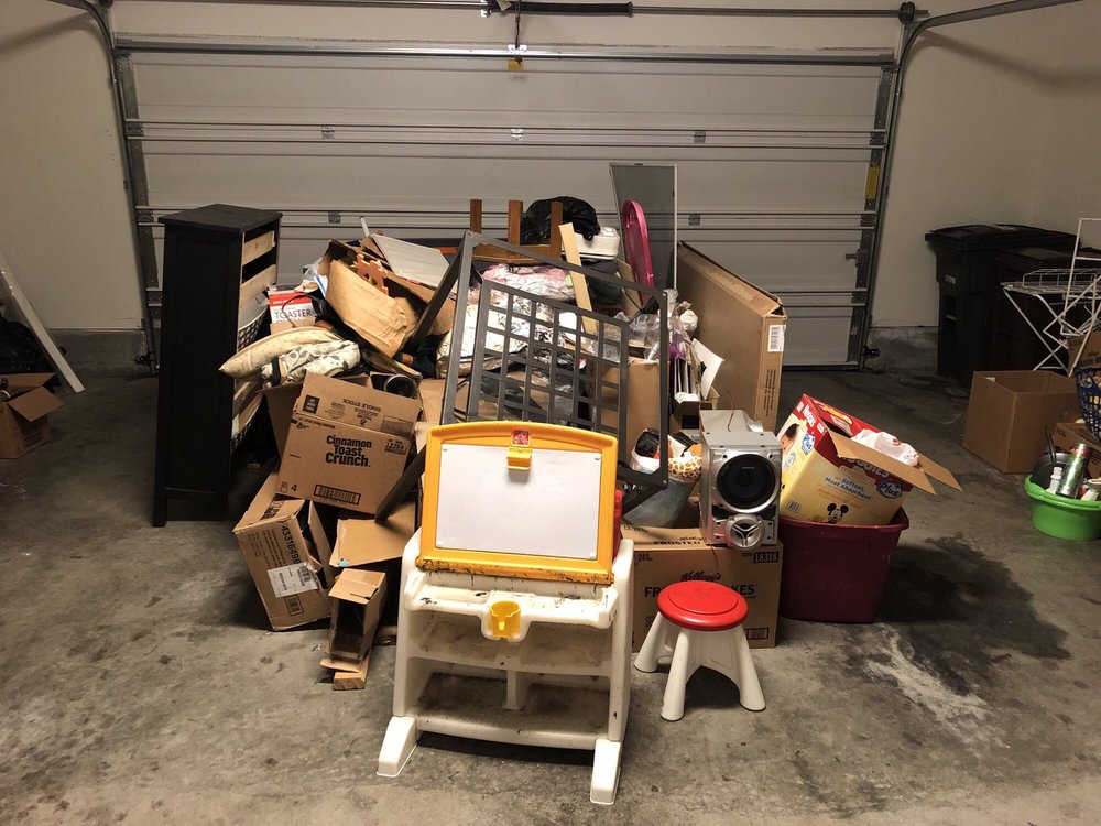 Full garbage haul-off load
